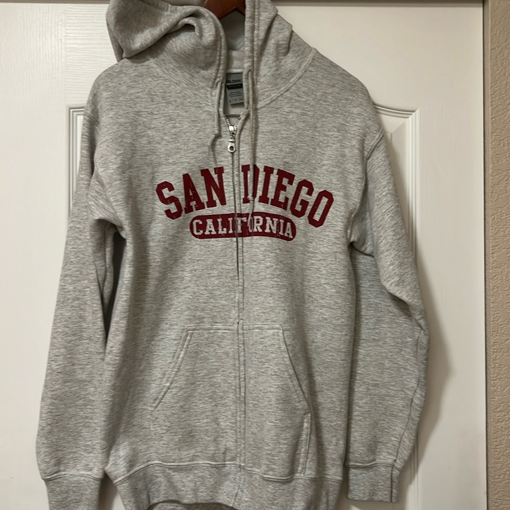 San Diego zip up hoodie  Like New - Adult Small